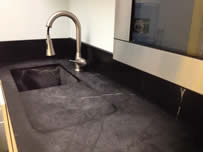 Aged Soapstone Kitchen Picture