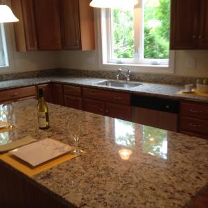 Santa Cecilia Light Granite Kitchen Countertops